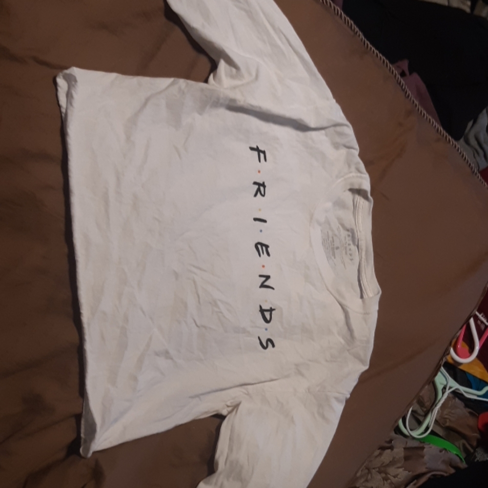 Friends Long Sleeve Crop Top